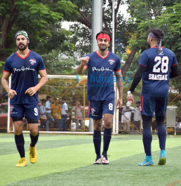 Photos: Ranbir Kapoor, Dino Morea, Abhishek Bachchan and others snapped at All Stars football match