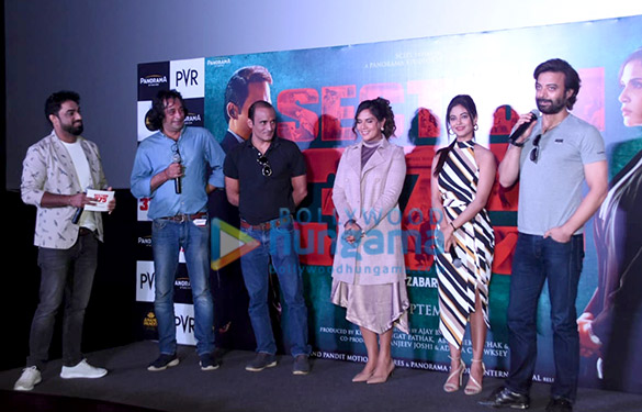 photos richa chadda akshaye khanna and others snapped at section 375 trailer launch 3