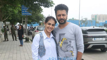 Photos: Riteish Deshmukh and Genelia D’Souza spotted at BKC
