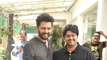 Photos: Riteish Deshmukh and Milap Zaveri spotted at a dubbing studio in Juhu