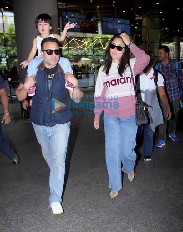 photos saif ali khan and kareena kapoor khan snapped at the airport 6