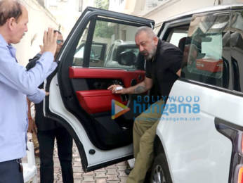 Photos: Sanjay Dutt spotted at Mahesh Bhatt's office in Khar