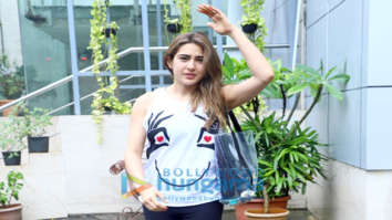Photos: Sara Ali Khan and Varun Dhawan spotted at a dance class