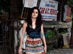 Photos: Taapsee Pannu snapped at Kromakay salon in Juhu