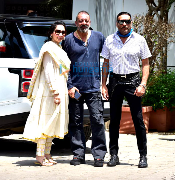 Photos: Team of Prasthanam snapped leaving to promote the film in Delhi