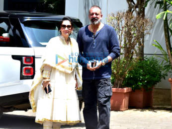 Photos: Team of Prasthanam snapped leaving to promote the film in Delhi