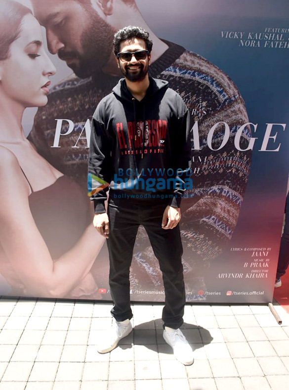 photos vicky kaushal nora fatehi and bhushan kumar snapped at the pachtaoge event 5