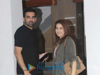Photos: Zaheer Khan and Sagarika Ghatge snapped in Bandra