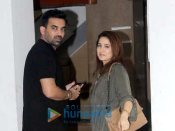 Photos: Zaheer Khan and Sagarika Ghatge snapped in Bandra