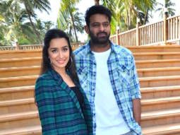 Prabhas & Shraddha Kapoor spotted while promoting film Saaho