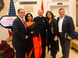 Rishi Kapoor unveils Anupam Kher’s autobiography in New York