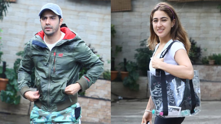 Sara Ali Khan & Varun Dhawan spotted at Dance classes