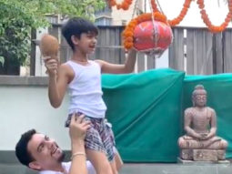 Shilpa Shetty celebrates Janmashtami; shares video of son breaking dahi handi