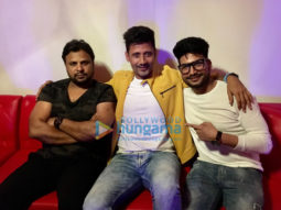 on the sets of the movie Dream Girl