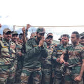 Uri: The Surgical Strike actor Vicky Kaushal spends time with the Indian Army