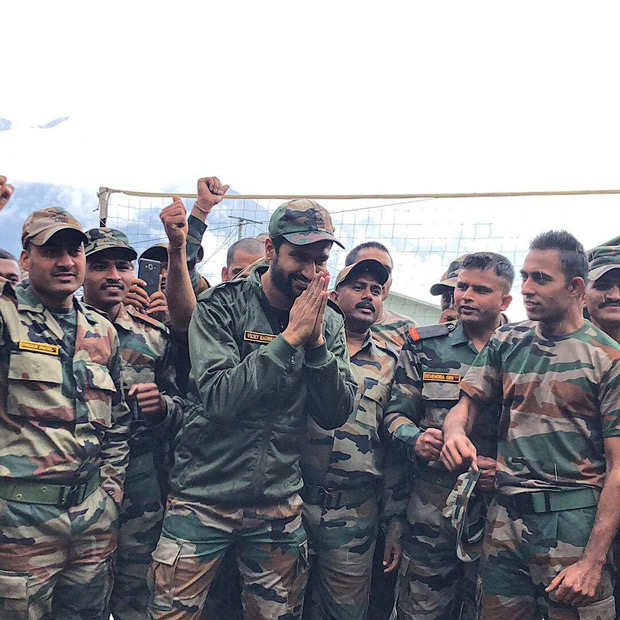 Uri: The Surgical Strike actor Vicky Kaushal spends time with the Indian Army