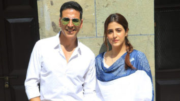 Akshay Kumar shoots for his first ever music video Filhaal with Nupur Sanon and Ammy Virk