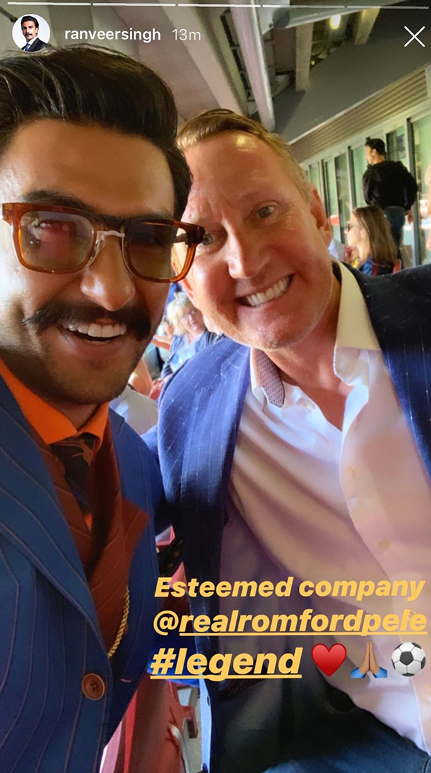Arsenal vs Tottenham Hotspur: Ranveer Singh raps his way to North London Derby, meets Will Ferrell among other dignitaries Arsenal vs Tottenham Hotspur: Ranveer Singh raps his way to North London Derby, meets Will Ferrell among other dignitaries