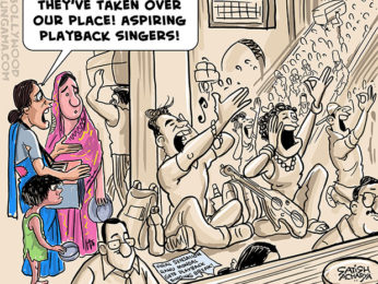 Bollywood Toons: Viral sensation Ranu Mondal gets a playback break! Bollywood Toons: Viral sensation Ranu Mondal gets a playback break!