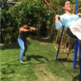 Coolie No 1: Varun Dhawan and Sara Ali Khan are swinging in fun times on the sets of the film