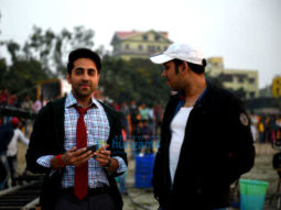 On the sets of the movie Dream Girl