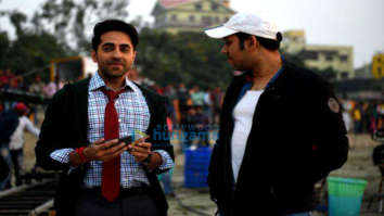 On the sets of the movie Dream Girl