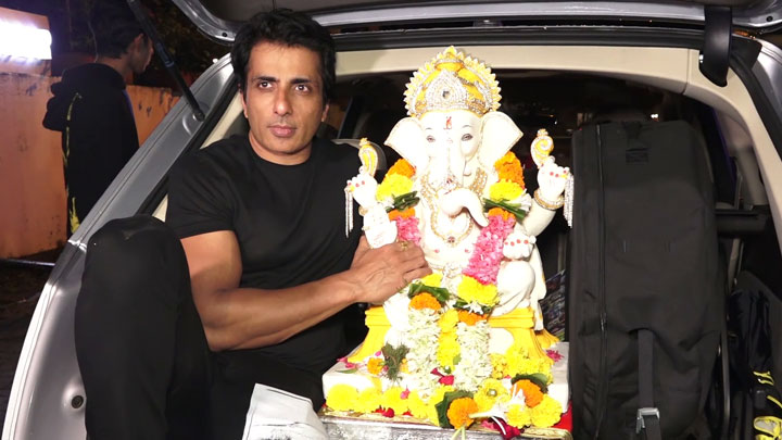 FULL: Sonu Sood’s Ganpati Visarjan and Ganpati Pooja