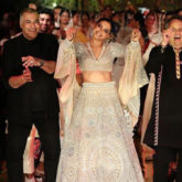 Deepika Padukone breaks into a dance as she walks the ramp for Abu Jani and Sandeep Khosla