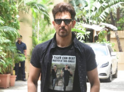 Hrithik Roshan spotted promoting his film War