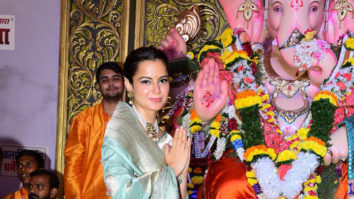 Kangna Ranaut attends Aarti & Pooja at Andheri Ka Raja