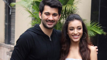 Karan Deol and Sahher Bambba spotted promoting their film Pal Pal Dil Ke Paas