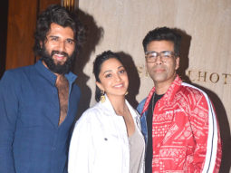 Kiara Advani, Vijay Deverkonda & Karan Johar spotted at Manish Malohtra’s house
