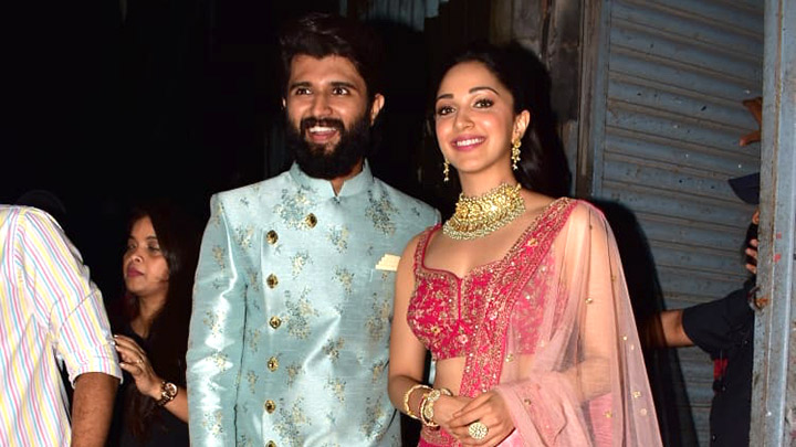 Kiara Advani and Vijay Deverkonda spotted at Filmalaya studio