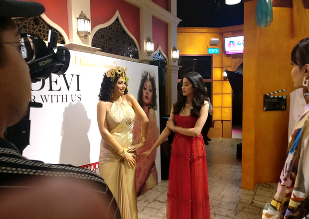 PHOTOS: Boney Kapoor, Janhvi Kapoor and Khushi Kapoor unveil Sridevi’s statue at Madame Tussauds Singapore