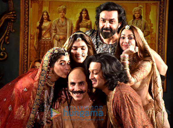 Photos: Akshay Kumar, Bobby Deol, Riteish Deshmukh, Kriti Sanon, Pooja Hegde and Kriti Kharbanda grace the trailer launch of Housefull 4