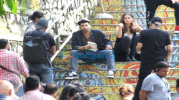 Photos: Alia Bhatt and Aditya Roy Kapur shoot at Mount Mary, Bandra