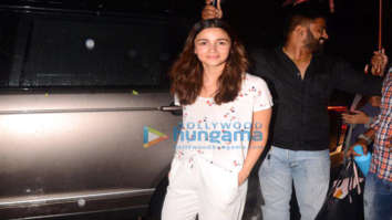 Photos: Alia Bhatt spotted while shooting for Sadak 2