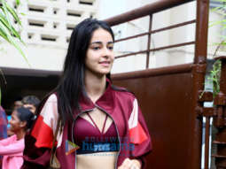 Photos: Ananya Panday and Kartik Aaryan snapped at dance class