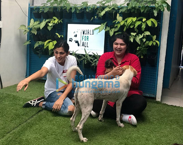 photos anshula kapoor and kubbra sait spotted at world for all animal shelter 4