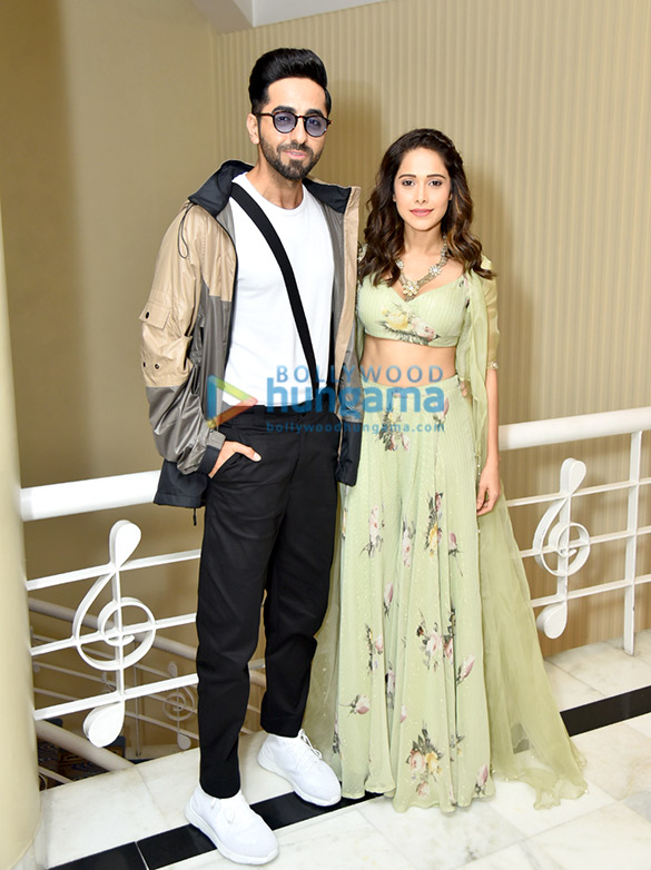 Photos: Ayushmann Khurrana and Nushrat Bharucha snapped during ‘Dream Girl’ promotions Photos: Ayushmann Khurrana and Nushrat Bharucha snapped during ‘Dream Girl’ promotions