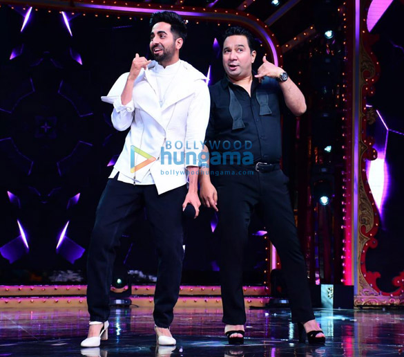 photos ayushmann khurrana snapped on sets of nach baliye 9 promoting his film dream girl 1