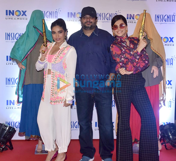 photos bhumi pednekar and taapsee pannu grace the trailer launch of saand ki aankh 1