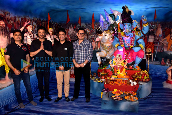 photos bhushan kumar divya khosla kumar and anil kapoor snapped during ganpati aarti at t series office 3