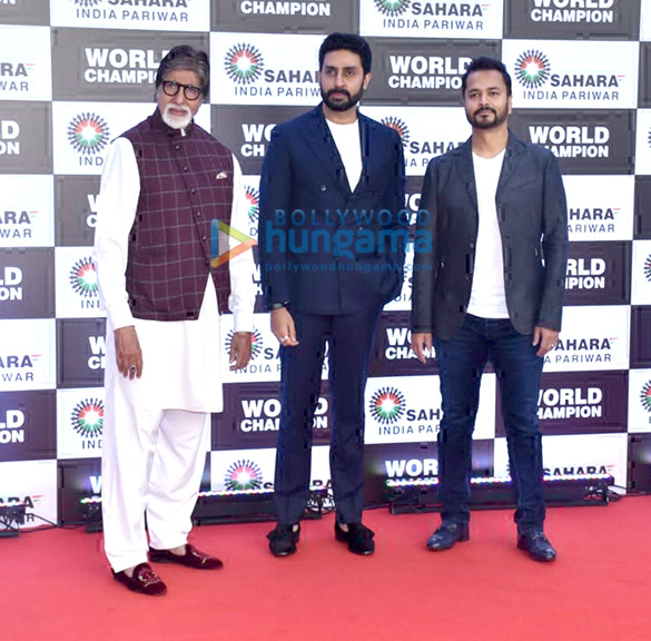 photos celebs snapped at the felicitation of p v sindhu with subrata roy and sahara india pariwar1 1