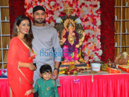 Photos: Geeta Basra and husband Harbhajan Singh snapped at Juhu