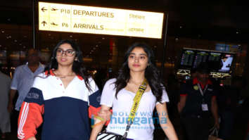 Photos: Janhvi Kapoor, Khushi Kapoor, Boney Kapoor and Aditi Rao Hydari snapped at the airport