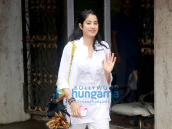 Photos: Janhvi Kapoor spotted outside her pilates class