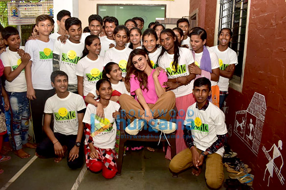 Photos: Mouni Roy snapped at an event with children from Smile Foundation Photos: Mouni Roy snapped at an event with children from Smile Foundation
