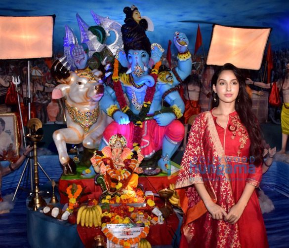 Photos: Nora Fatehi snapped at T-Series Ganpati celebration Photos: Nora Fatehi snapped at T-Series Ganpati celebration