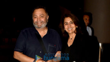 Photos: Rishi Kapoor and Neetu Singh snapped at the airport